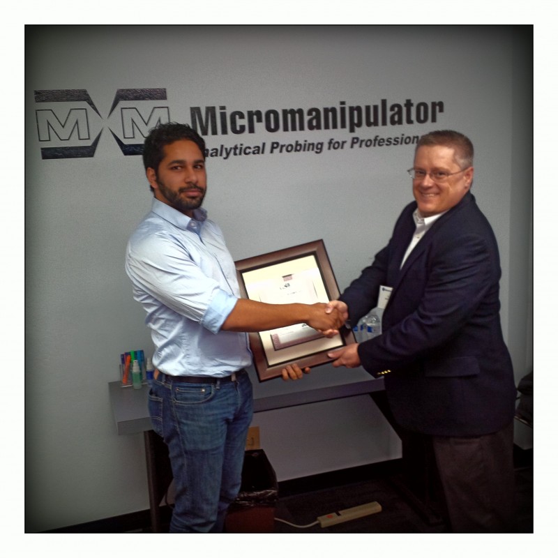 htt Group receives Award for Best Sales Force Worldwide for the Micromanipulator Company